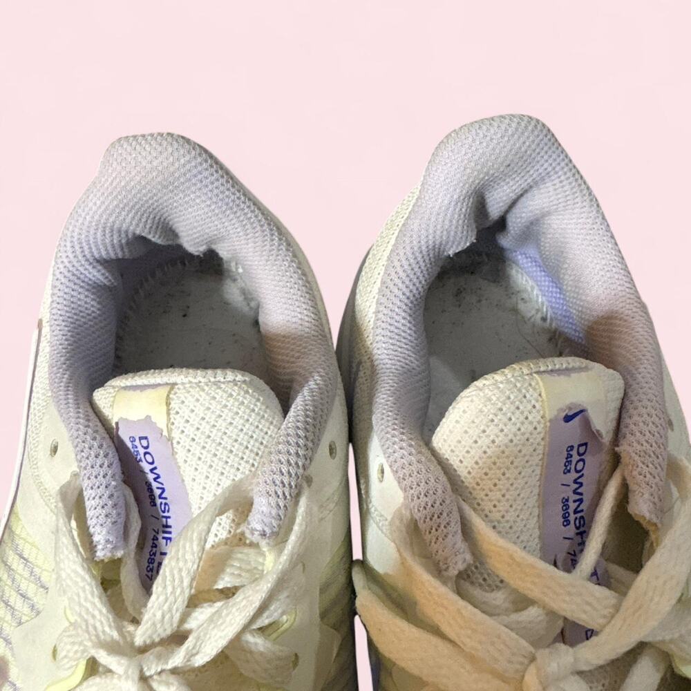Nike women's size 7 downshifter white silver running outdoors summer sports - Picture 7 of 7